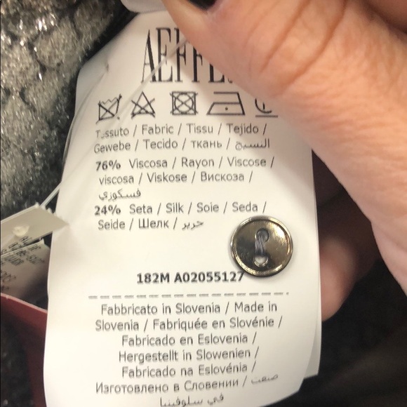 New with tags. Alberta Ferretti velvet top - Picture 5 of 5